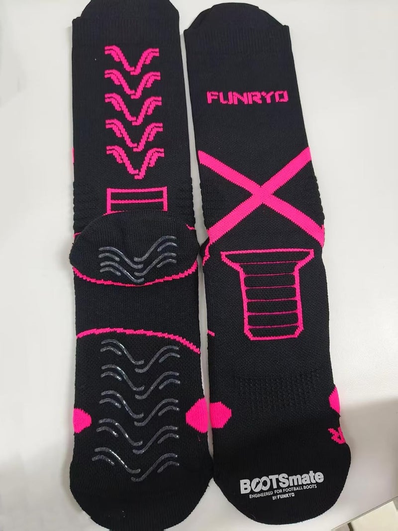 FUNRY Store Grip Socks Soccer for Men&Women,Non-Slip Soccer Socks,Elite Compression Socks for Running Basketball （ men's size 6-11） - Image 3